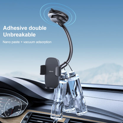 USAMS US-ZJ065 Car Center Console Windshield Mobile Phone Holder