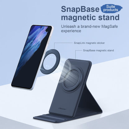 NILLKIN Skin-friendly Version Magsafe Ring Magnetic Mobile Phone Holder Set(Black)