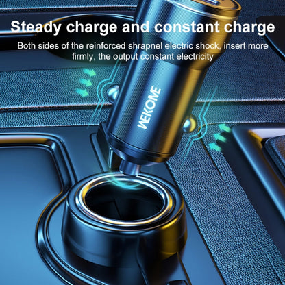 Chargeur de voiture double USB 15 W WK WP-C43 Staroad Series (café)