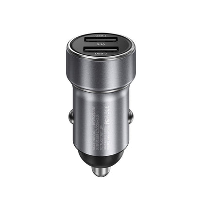 WK WP-C46 Staroad Series Vieyie 15W Dual-USB Car Charger (Grey)