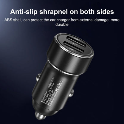 WK WP-C46 Chargeur de voiture double USB 15 W Vieyie de la série Staroad (Noir)