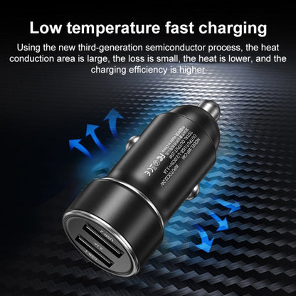 WK WP-C46 Chargeur de voiture double USB 15 W Vieyie de la série Staroad (Noir)