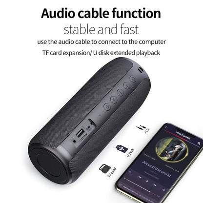 ZEALOT S51 Portable Stereo Bluetooth Speaker with Built-in Mic, Support Hands-Free Call & TF Card & AUX (Camouflage)