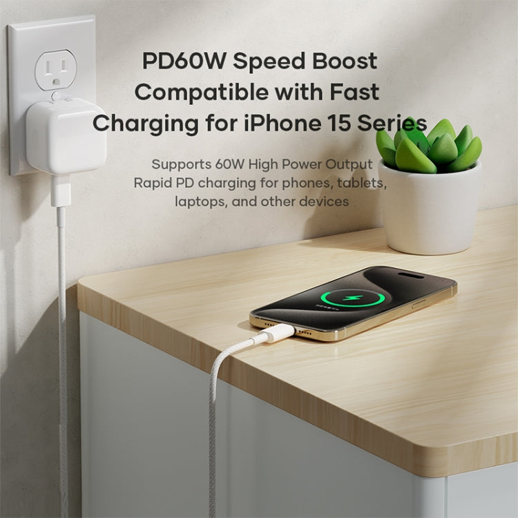 ROCK Z20 1m PD60W USB-C / Type-C to USB-C / Type-C Fast Charging Data Cable