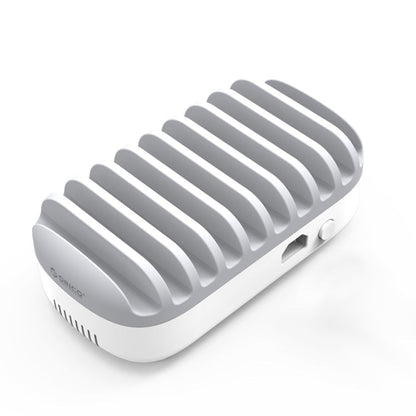 ORICO DUK-10P 120W 10 USB Ports Smart Charging Station with Phone & Tablet Stand, UK Plug(White)