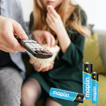 Piles Alcalines Haute Performance Maplin 80x AA LR6 1,5 V Longue Durée (7 ans) avec Testeur de Piles Universel