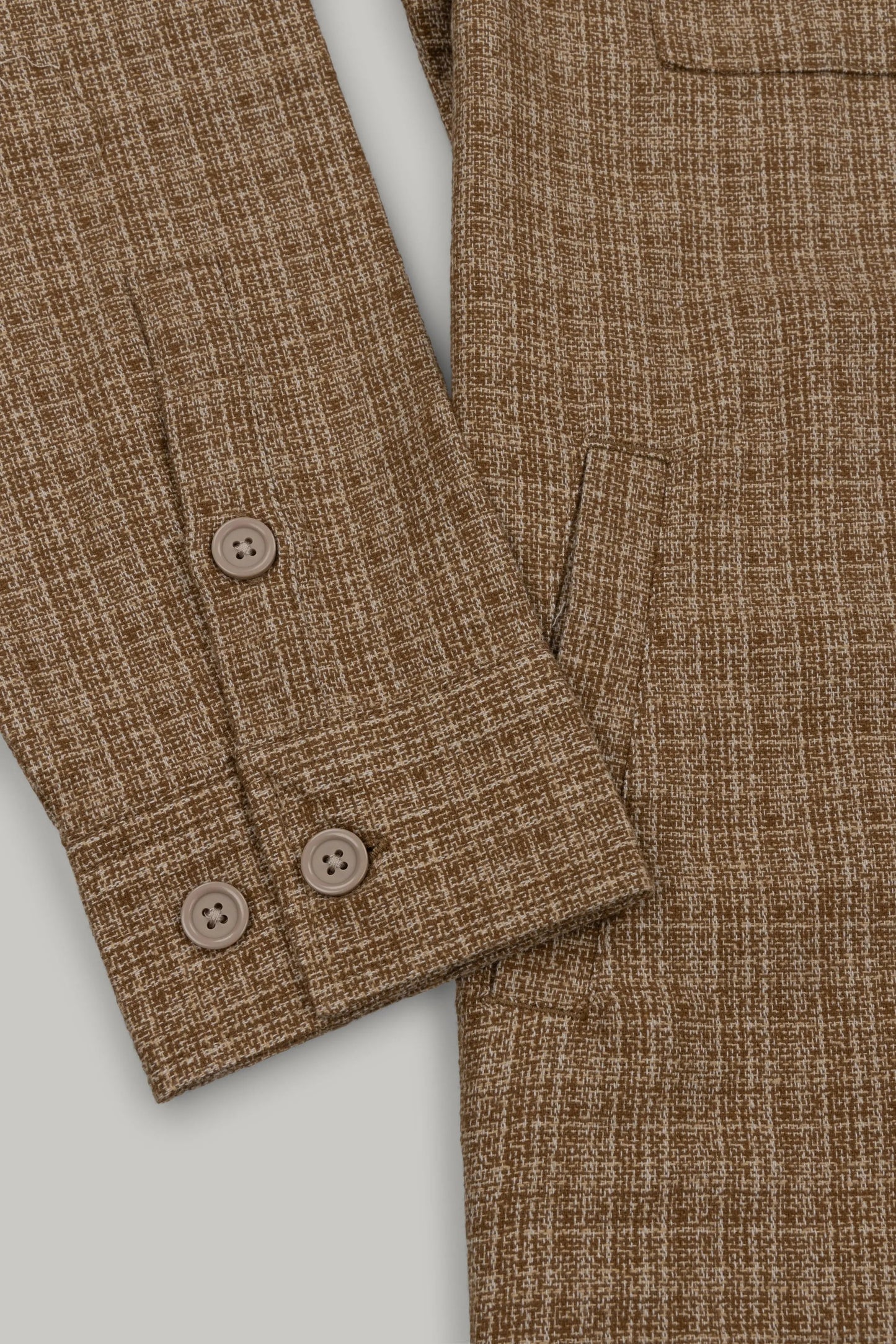 J Neo Cotton Overshirt Stone & Grey