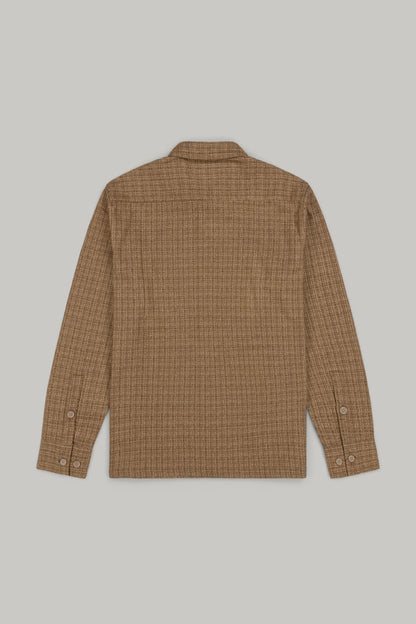 J Neo Cotton Overshirt Stone & Grey