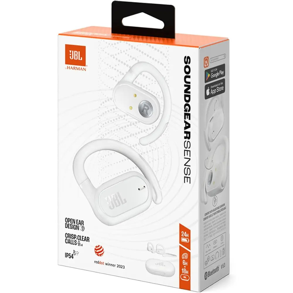 JBL SOUNDGEAR SENSE WIRELESS HEADPHONES WHITE