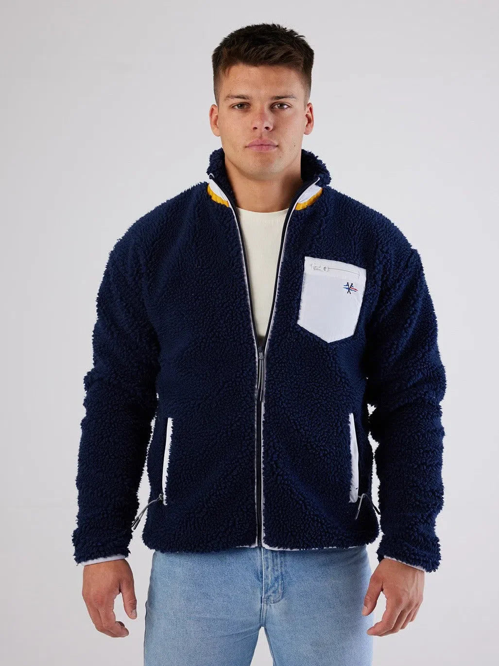 Sherpa Fleece Dark Navy