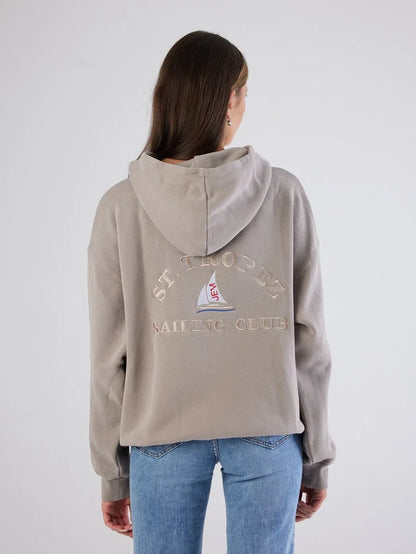 St Tropez Heavyweight Hoodie Beige