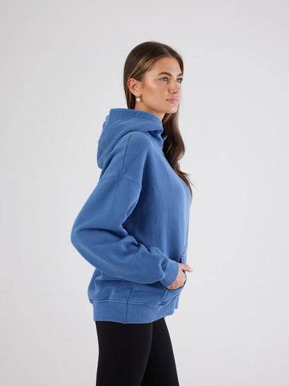 Antibes Heavyweight Hoodie Blue