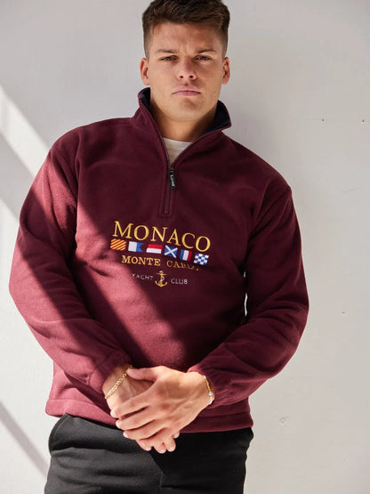 Monaco Fleece Burgundy