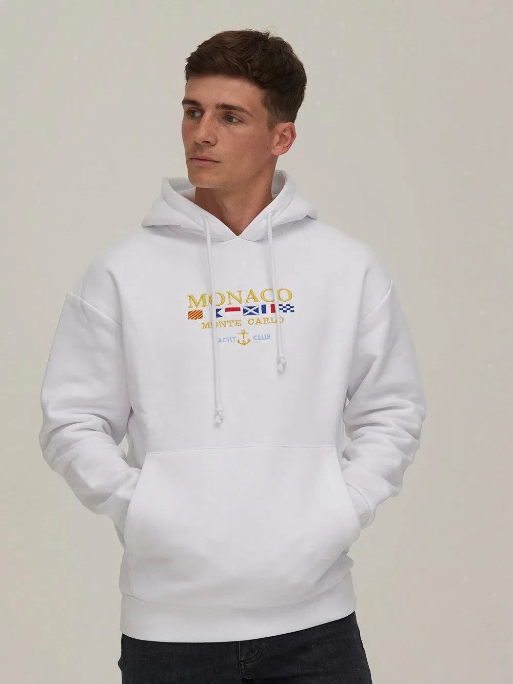 Monaco Hoodie White