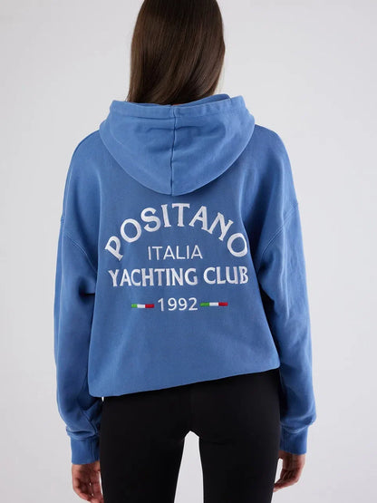 Positano Heavyweight Hoodie Blue