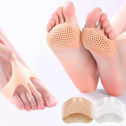 Silicone Forefoot Cushion Pads (2 Pairs)