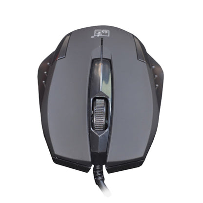Souris optique filaire givrée Chasing Leopard 512G USB pour jeu, longueur : 1,3 m (noir)