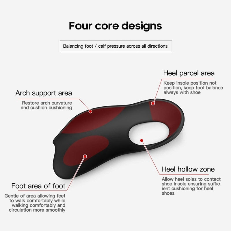 Orthotic Flatfoot Corrector Insoles