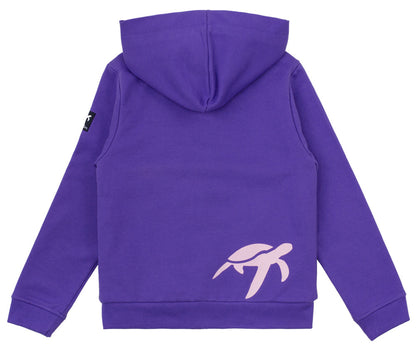 Polaire à capuche zippée Enfant Boatyard - Indigo Haze