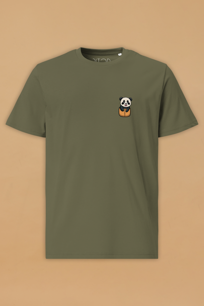 Women's Panda Bear T-Shirt - Organic Cotton Graphic Tee