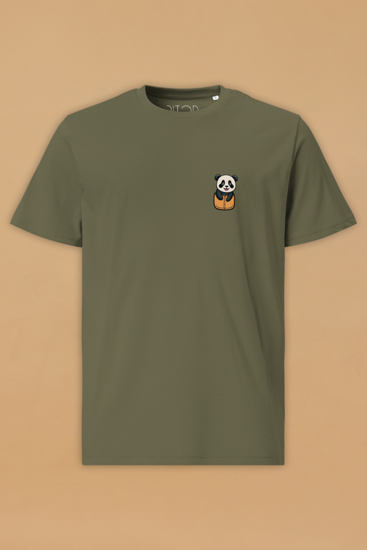 Women's Panda Bear T-Shirt - Organic Cotton Graphic Tee