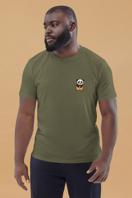 Women's Panda Bear T-Shirt - Organic Cotton Graphic Tee