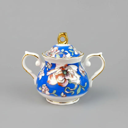 Warwickshire Royal Blue Bone China Tea Set