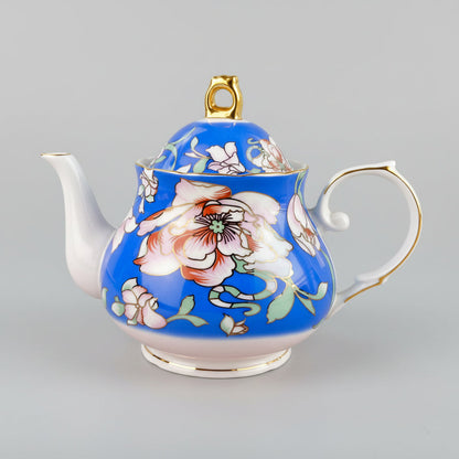 Warwickshire Royal Blue Bone China Tea Set