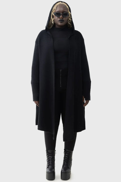 Killstar Last Quarter Hooded Cardigan