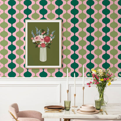 LAVA LAMP AVOCADO WALLPAPER