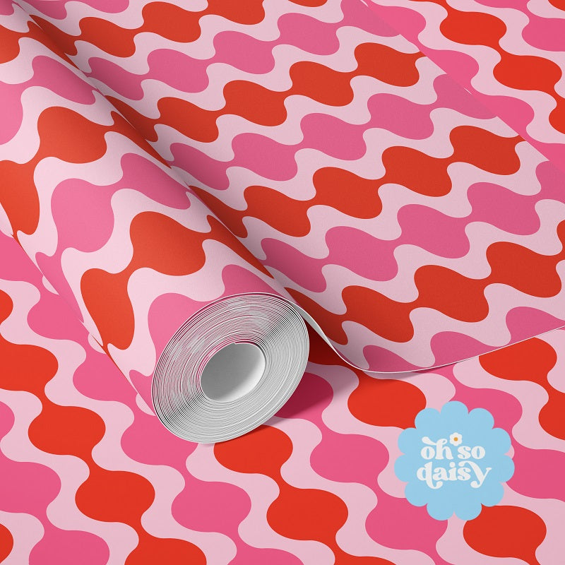 LAVA LAMP BOUDOIR WALLPAPER