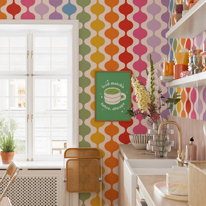 LAVA LAMP RAINBOW WALLPAPER