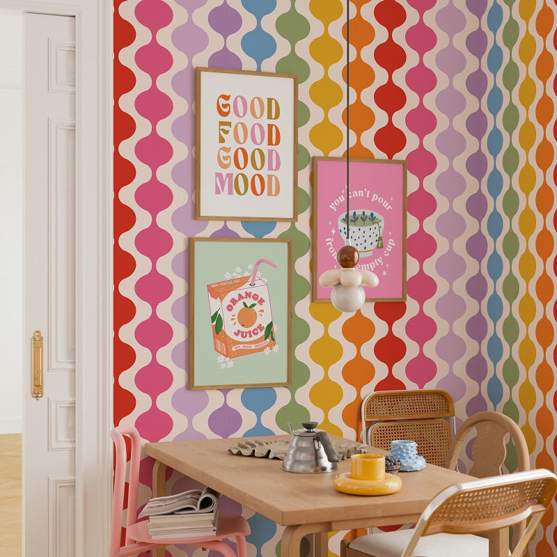 LAVA LAMP RAINBOW WALLPAPER