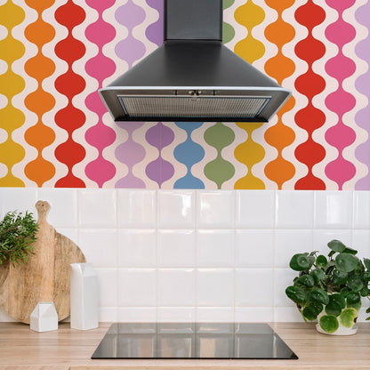 LAVA LAMP RAINBOW WALLPAPER