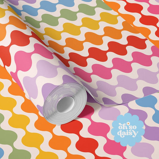 LAVA LAMP RAINBOW WALLPAPER