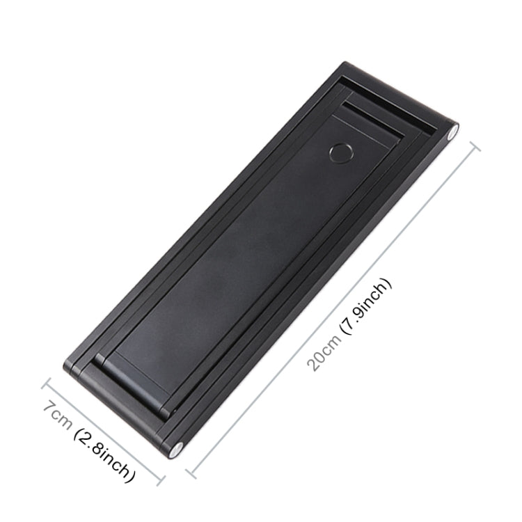 Lampe de bureau LED 3W pliable réglable, chargement USB, protection oculaire (Noir)