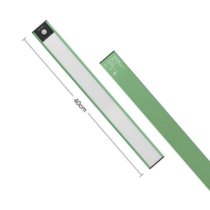 40cm Original Xiaomi Youpin YEELIGHT LED Smart Human Motion Sensor Light Bar Rechargeable Wardrobe Cabinet Corridor Wall Lamps(Green)