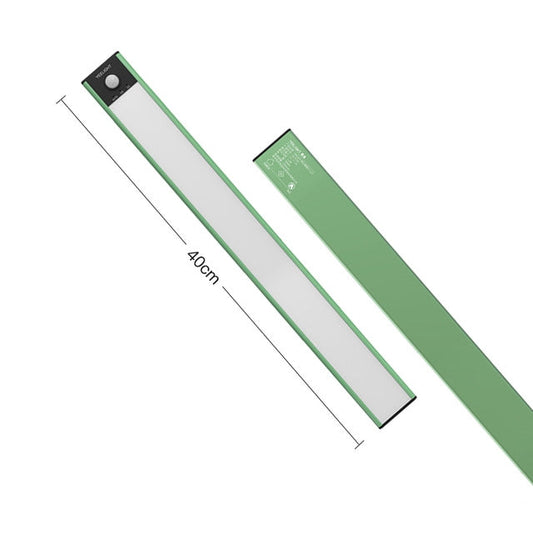 40cm Original Xiaomi Youpin YEELIGHT LED Smart Human Motion Sensor Light Bar Rechargeable Wardrobe Cabinet Corridor Wall Lamps(Green)