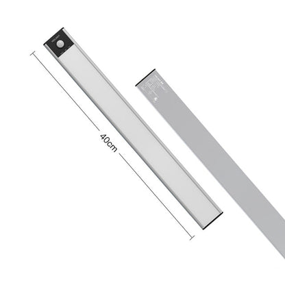 Barre lumineuse LED à détecteur de mouvement intelligent 40 cm Original Xiaomi Youpin YEELIGHT, rechargeable, pour armoire, placard, couloir (argent)