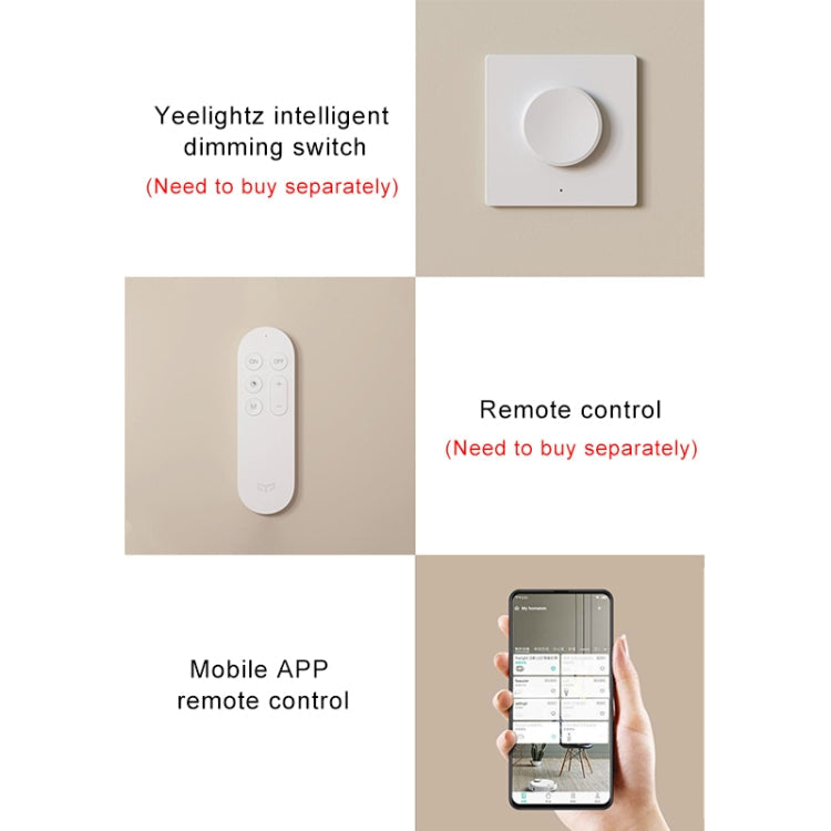Original Xiaomi Youpin Yeelight Bande Lumineuse LED 5m WiFi Bande Lumineuse Intelligente Prise en Charge du Contrôle par l'Application Xiaomi / Alexa Google Home Assistant, avec Pilote