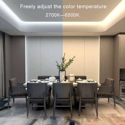 Original Xiaomi Youpin Yeelight Bande Lumineuse LED 5m WiFi Bande Lumineuse Intelligente Prise en Charge du Contrôle par l'Application Xiaomi / Alexa Google Home Assistant, avec Pilote