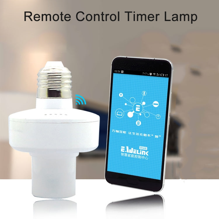 Sonoff Slampher RF eWelink Téléphone APP WiFi 2,4GHz E27 Douille de Lampe Intelligente avec Contrôle Vocal Alexa Echo & Google Home pour Maison Intelligente, AC 90-250V