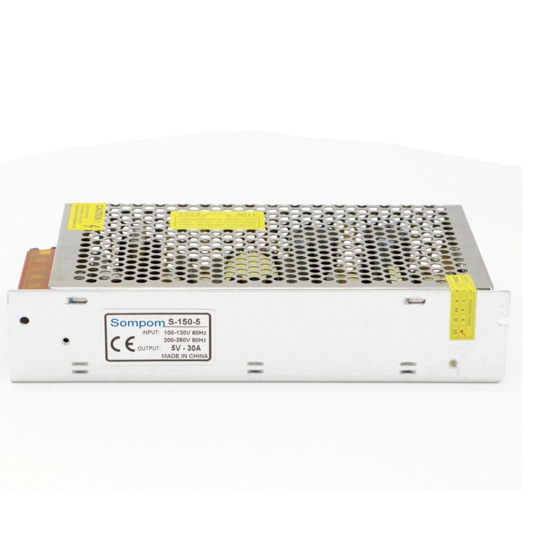 SOMPOM S-150-5 150W 5V 30A Switching Driver LED Light Strip Display Screen Lighting Monitor Power Supply