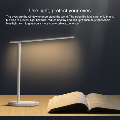 Original Huawei Smart OPPLE LED Desk Lamp Folding Adjust Reading Table Lamp Brightness Lights, Support HUAWEI HiLink (White)
