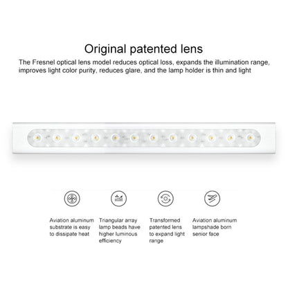 Original Huawei Smart OPPLE LED Desk Lamp Folding Adjust Reading Table Lamp Brightness Lights, Support HUAWEI HiLink (White)