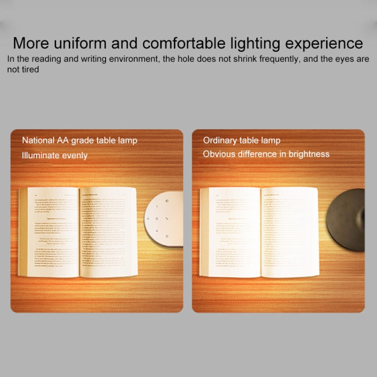 Original Huawei Smart OPPLE LED Desk Lamp Folding Adjust Reading Table Lamp Brightness Lights, Support HUAWEI HiLink (White)