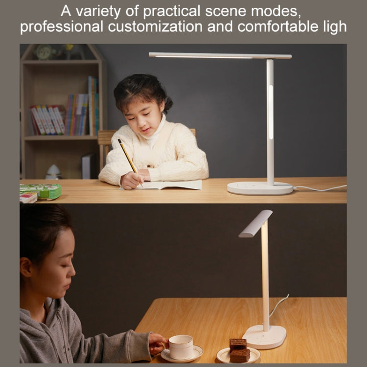 Original Huawei Smart OPPLE 2S LED Desk Lamp Folding Adjust Reading Table Lamp Brightness Lights, Support HUAWEI HiLink, US Plug(White)