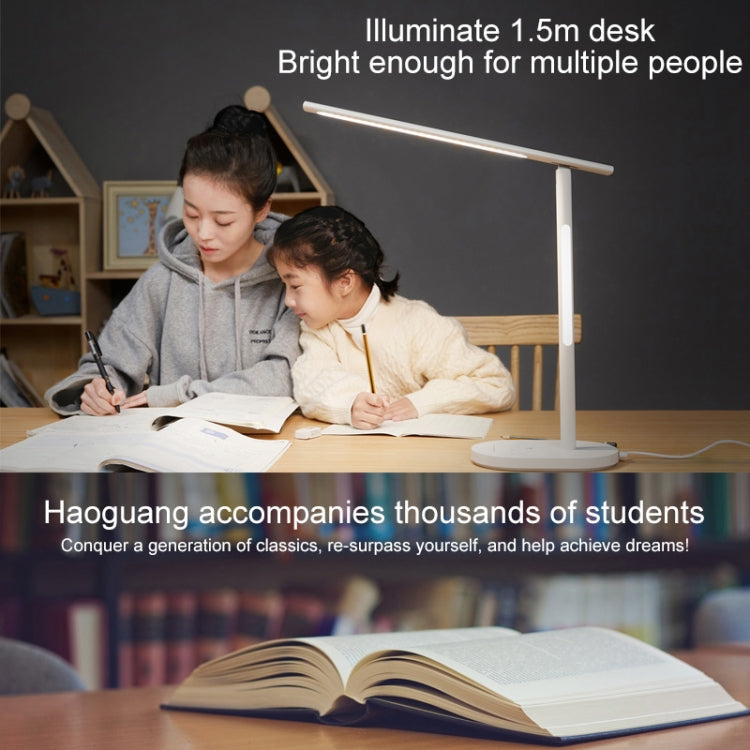 Original Huawei Smart OPPLE 2S LED Desk Lamp Folding Adjust Reading Table Lamp Brightness Lights, Support HUAWEI HiLink, US Plug(White)