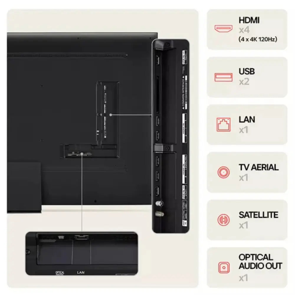 LG 75QNED86T6A 75 inch QNED 4K HDR Smart TV Clearance