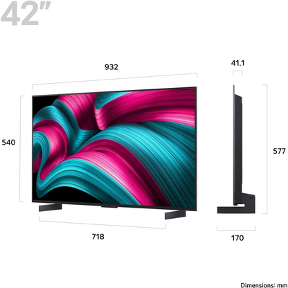 LG OLED evo AI C5 42" 4K Smart TV